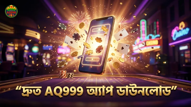 AQ999 অ্যাপ ডাউনলোডে দ্রুত এবং সহজ ধাপ।
