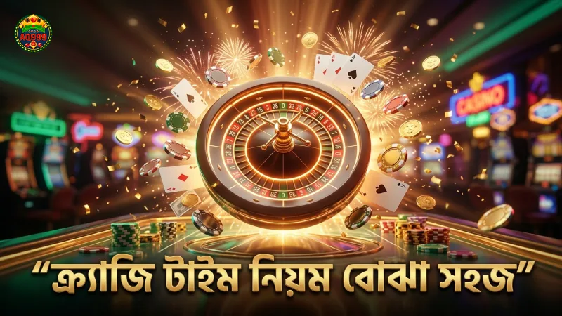 ক্র্যাজি টাইম গেমের নিয়ম বুঝে খেলতে সুবিধা হয়