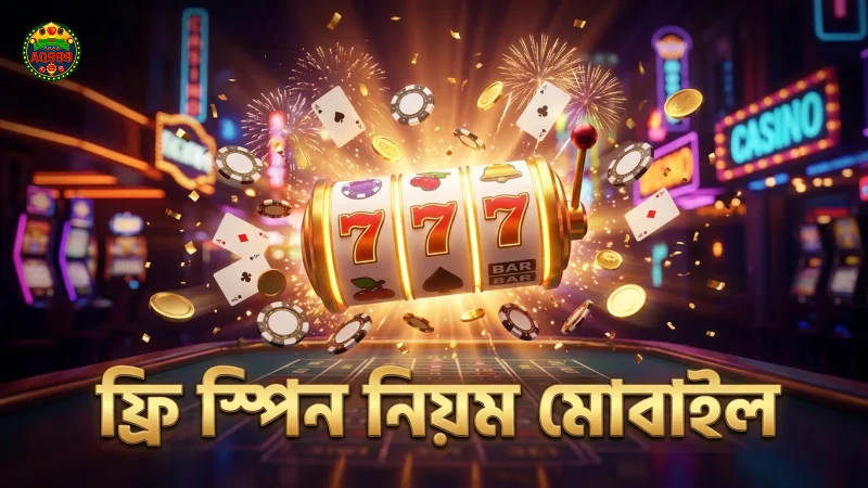 ফ্রি স্পিন আনলকের জন্য মোবাইলের মাধ্যমে সরাসরি নিয়ম মেনে চলুন।