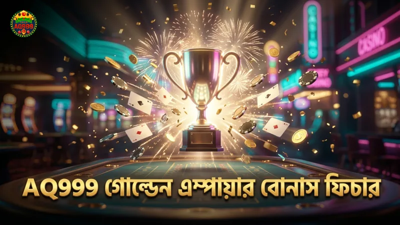 AQ999 দ্বারা গোল্ডেন এম্পায়ার স্লটের বোনাস ফিচার বিস্তারিত।
