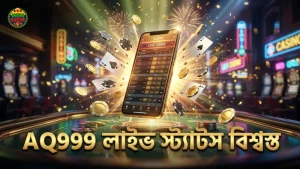 লাইভ স্ট্যাটস যাচাইকৃত থাকার জন্য AQ999 বিশ্বস্ত