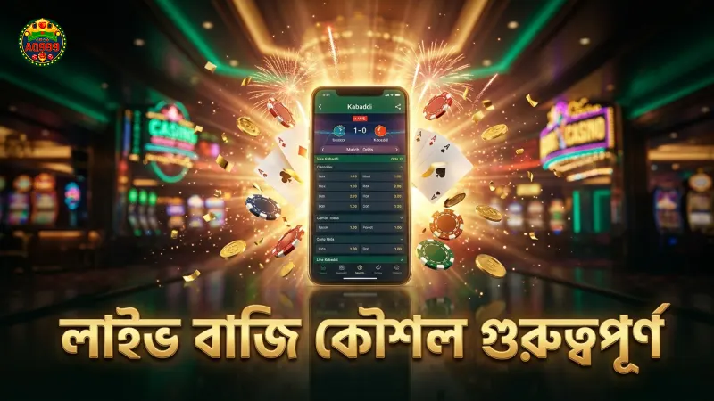 লাইভ ম্যাচে বাজি ধরার সময় সঠিক কৌশল প্রয়োজন
