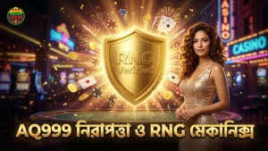 AQ999 নিরাপত্তা ব্যবস্থা ও ভেরিফাইড RNG গেম মেকানিক্স