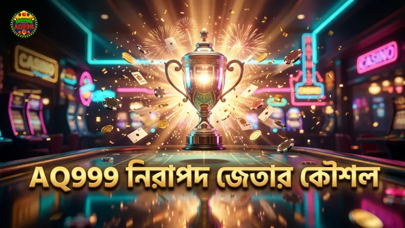 AQ999-এ সুরক্ষিত অ্যাকাউন্ট ও দায়িত্বশীল জেতার কৌশল।