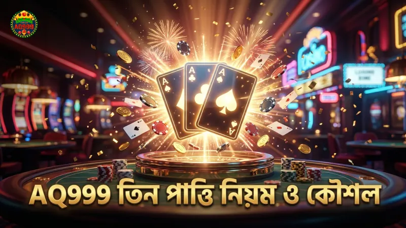 AQ999 এর তিন পাত্তি খেলার নিয়ম ও কৌশল বিশ্লেষণ